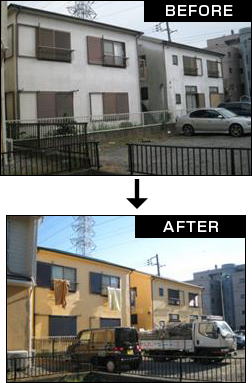 メゾン四季様（アパート） Before-After